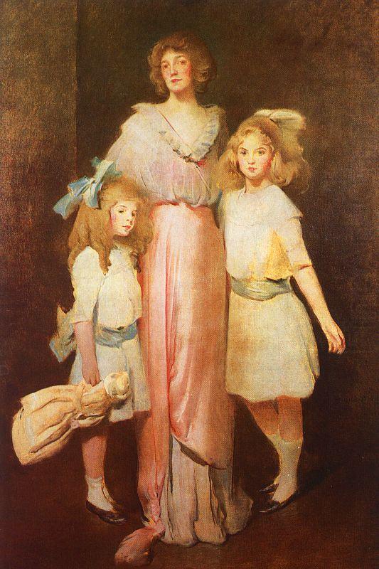 Mrs Daniels with Two Children, John White Alexander